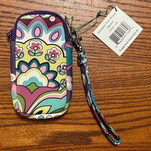 Vera Bradley Tech Wristlet in Heather Pattern NWT